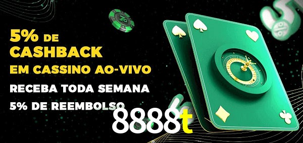 Promoções do cassino ao Vivo 8888t